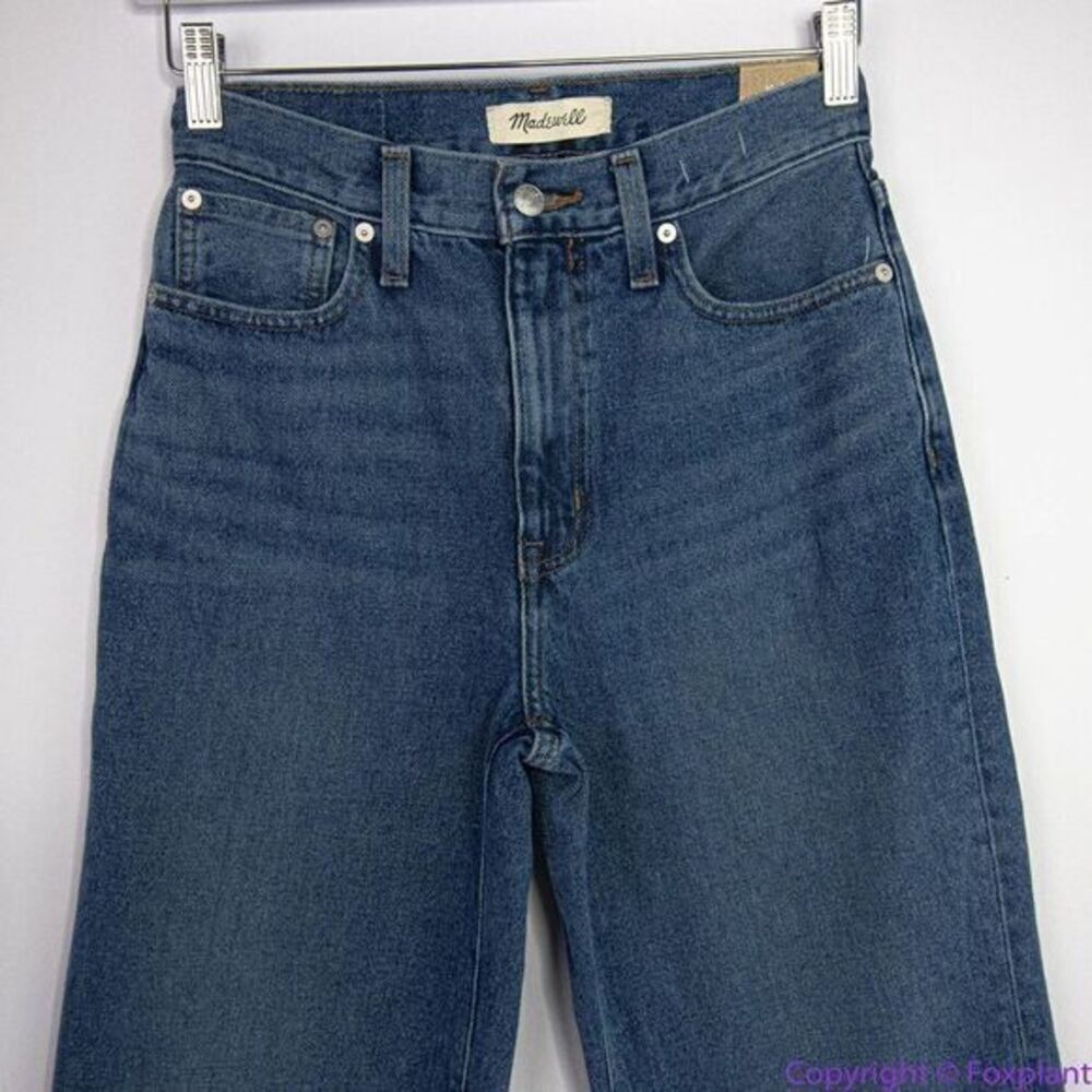 NEW Madewell Perfect Vintage Straight Jean in Firthway Wash, 24 - Picture 4 of 16